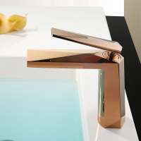 Best selling Kaiping factory brass rose gold bathroom faucet tap